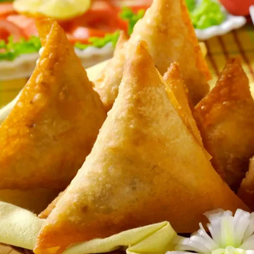 Keema Aloo Samosa - Spice and Colour