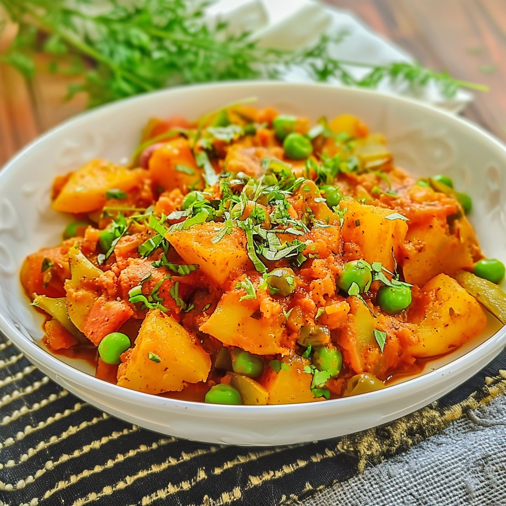 Aloo Gajar Matar